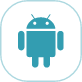 android blue icon